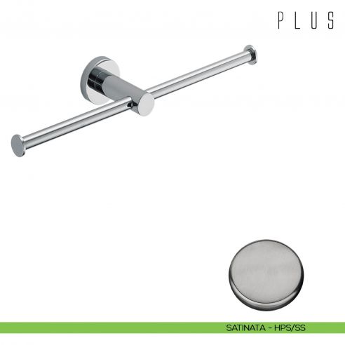 Porta rotolo doppio Colombo Design Plus HPS-SS