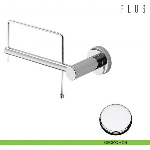 Porta rotolo Colombo Design Plus CROMO SINISTRO