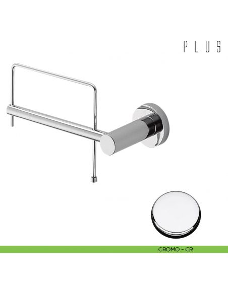 Porta rotolo Colombo Design Plus CROMO SINISTRO