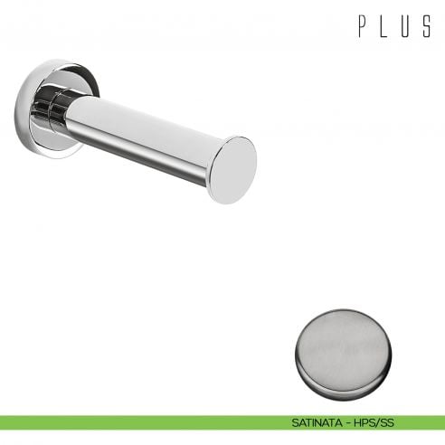 Porta rotolo Colombo Design Plus W4992 zirconium stainless steel HPS