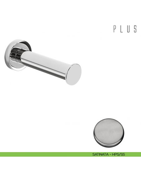 Porta rotolo Colombo Design Plus W4992 zirconium stainless steel HPS