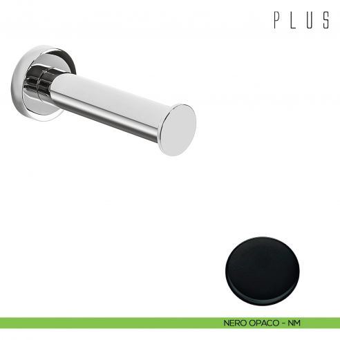 Porta rotolo Colombo Design Plus W4992 nero opaco