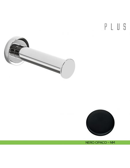 Porta rotolo Colombo Design Plus W4992 nero opaco