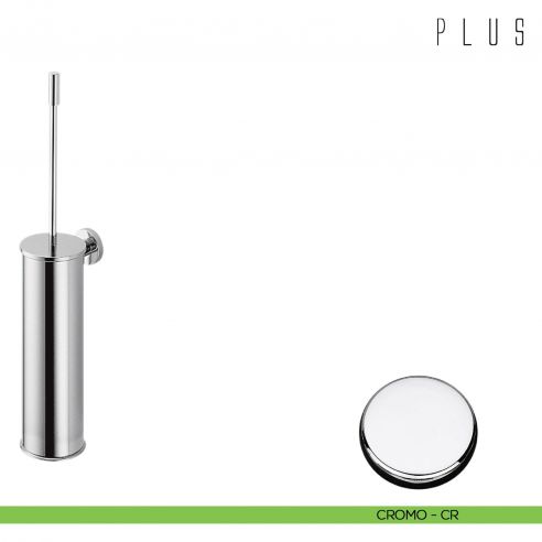 Porta scopino a muro Colombo Design Plus cromo