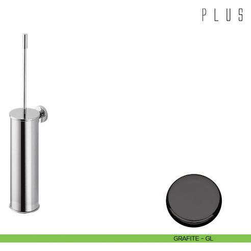 Porta scopino a muro Colombo Design Plus GRAFITE