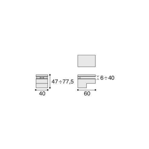 Reggimensola per vetro Confalonieri MS01437 disegno