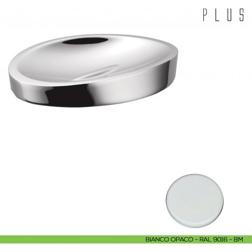 Porta sapone da appoggio Colombo Design Plus bianco opaco