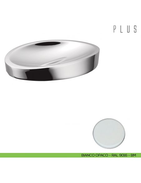 Porta sapone da appoggio Colombo Design Plus bianco opaco