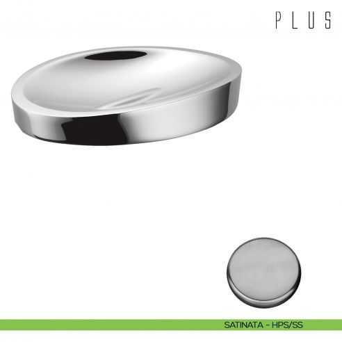 Porta sapone da appoggio Colombo Design Plus zirconium stainless steel HPS