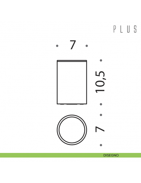 Porta bicchiere da appoggio Colombo Design Plus disegno