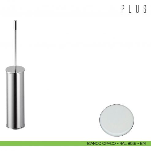 Porta scopino da appoggio Colombo Design Plus bianco opaco