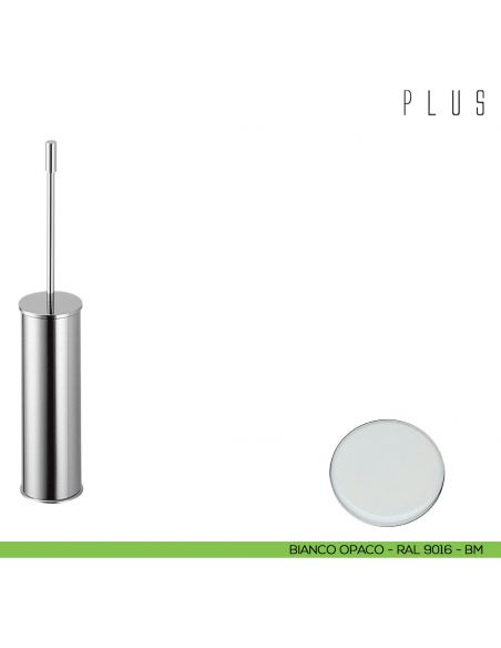 Porta scopino da appoggio Colombo Design Plus bianco opaco