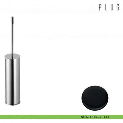 Porta scopino da appoggio Colombo Design Plus nero opaco