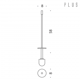 Manico con ciuffo Colombo Design Plus W4959