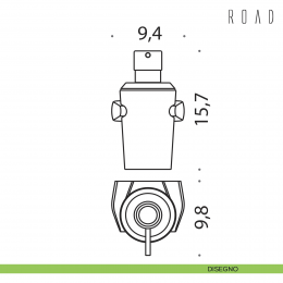 Spandisapone da muro Colombo Design Road B9338 2