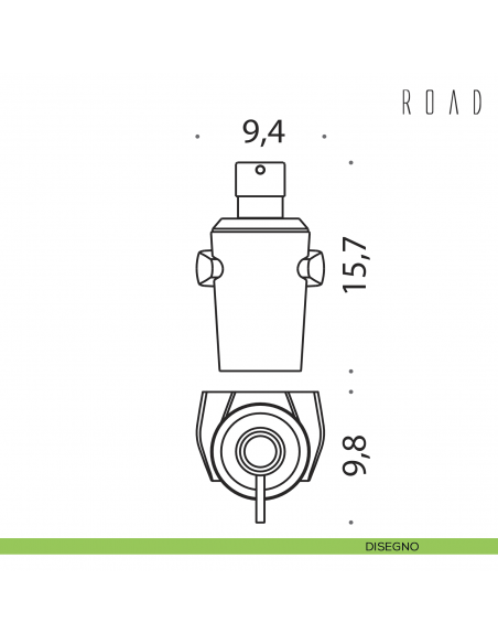 Spandisapone da muro Colombo Design Road B9338 disegno