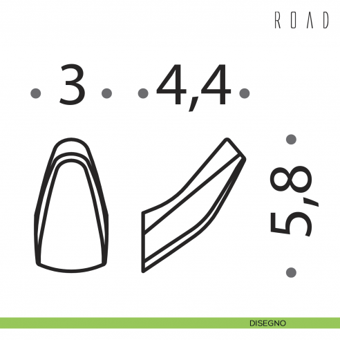 Portabito Colombo Design Road MO17 disegno
