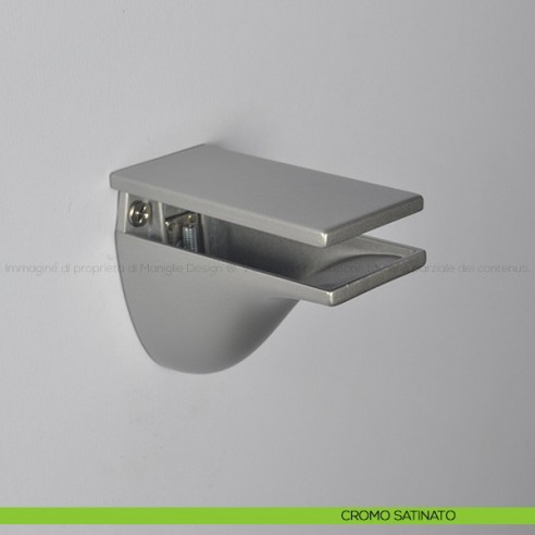 Reggimensola per vetro e legno Lorenzo Invernizzi LI01550 cromo satinato