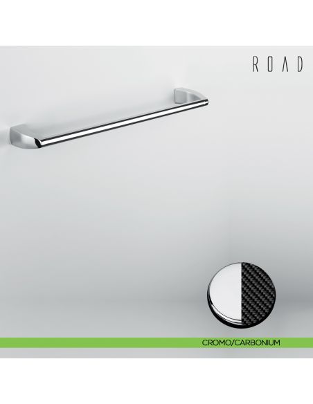 Porta salvietta Colombo Design Road 49,7 cm B8010 cromo-carbonium