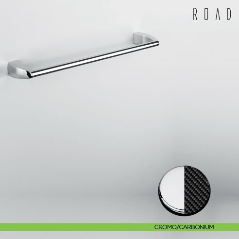 Porta salvietta Colombo Design Road 64,7 cm B8011 cromo-carbonium