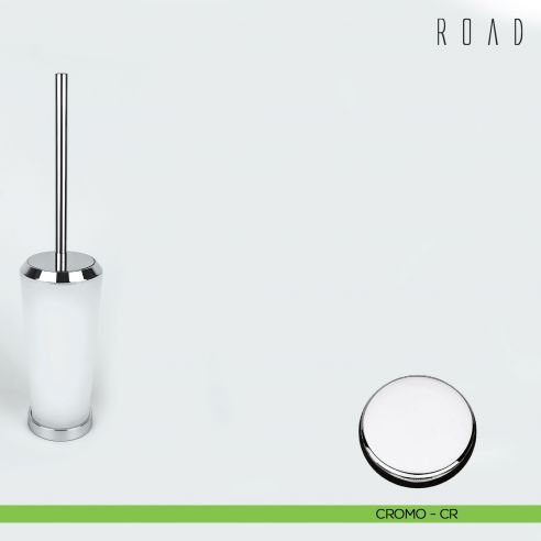 Porta scopino da appoggio Colombo Design Road B8006 cromo