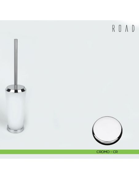 Porta scopino da appoggio Colombo Design Road B8006 cromo