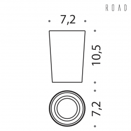 Bicchiere Colombo Design Road B8052