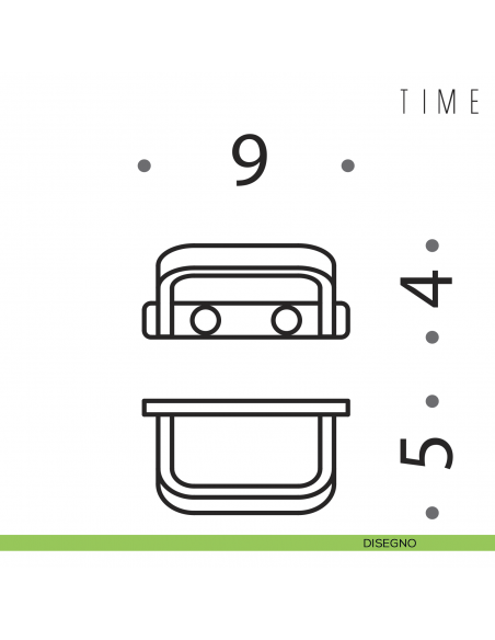 Portabito Colombo Design Time disegno