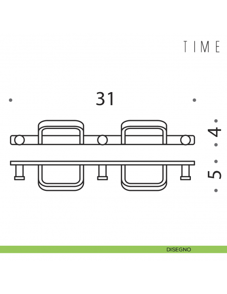 Portabito Colombo Design Time disegno