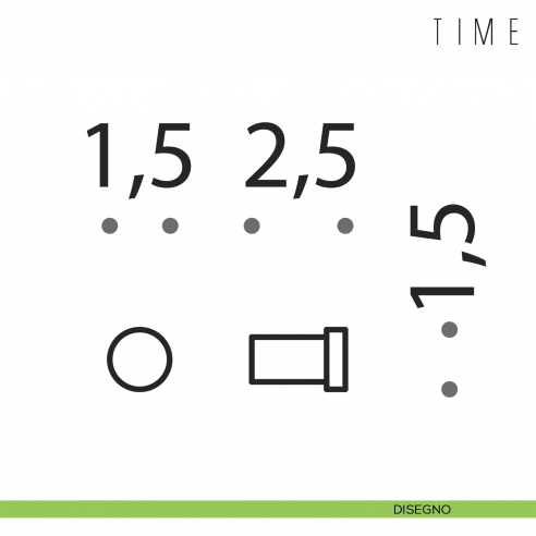 Portabito Colombo Design Time disegno