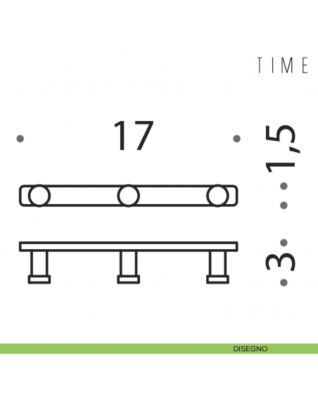 Portabito Colombo Design Time W4257 DISEGNO
