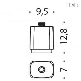 Contenitore per spandisapone Colombo Design Time W4260