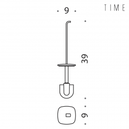 Manico con ciuffo Colombo Design Time W4258