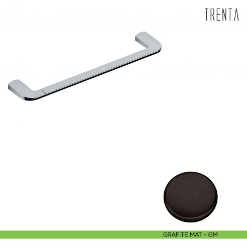 Porta salvietta Colombo Design serie Trenta 36,6 cm grafite mat