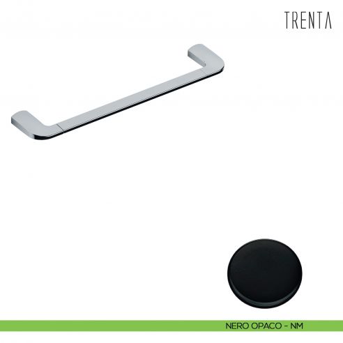Porta salvietta Colombo Design serie Trenta 36,6 cm neromat