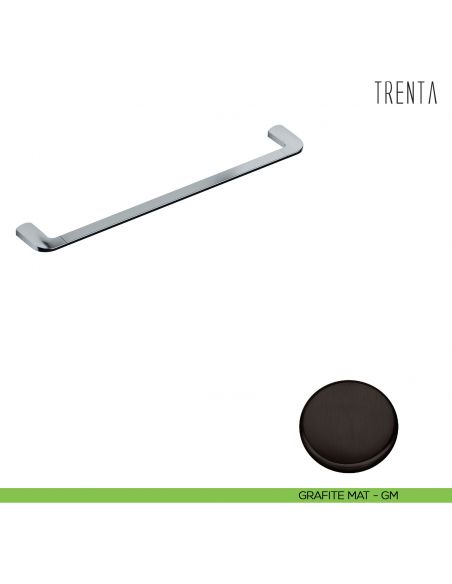 Porta salvietta Colombo Design serie Trenta 49,6 cm grafite mat