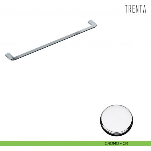 Porta salvietta Colombo Design serie Trenta 64,6 cm cromo