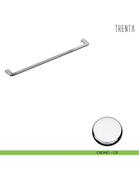 Porta salvietta Colombo Design serie Trenta 64,6 cm cromo