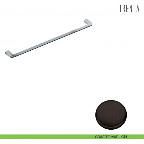 Porta salvietta Colombo Design serie Trenta 64,6 cm grafite mat