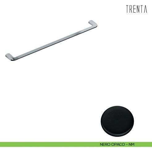 Porta salvietta Colombo Design serie Trenta 64,6 cm neromat
