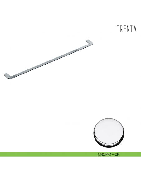 Porta salvietta Colombo Design serie Trenta 82,8 cm cromo