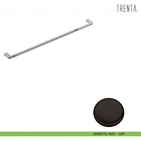 Porta salvietta Colombo Design serie Trenta 82,8 cm grafite mat