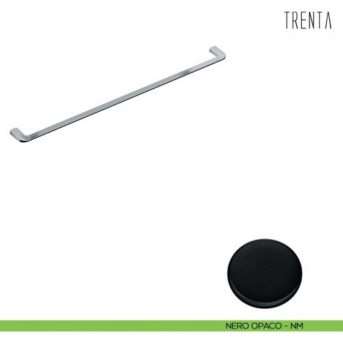 Porta salvietta Colombo Design serie Trenta 82,8 cm neromat