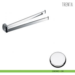 Porta salvietta doppio a snodo Colombo Design serie Trenta 2