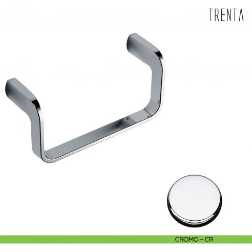 Porta salvietta ad anello Colombo Design serie Trenta cromo