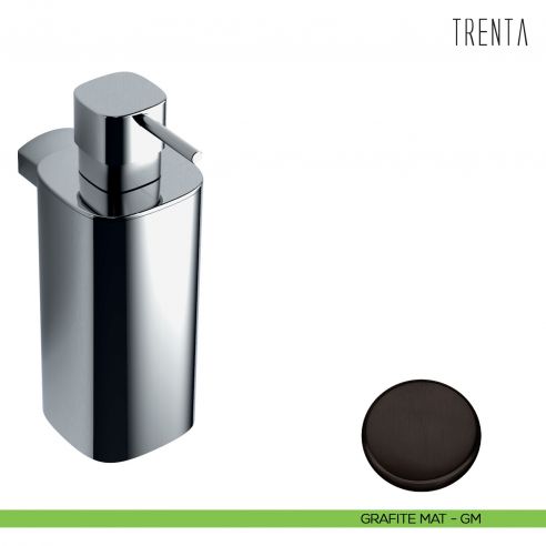 Spandisapone d'appoggio Colombo Design serie Trenta grafite mat