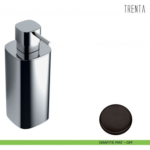 Spandisapone d'appoggio Colombo Design serie Trenta grafite mat