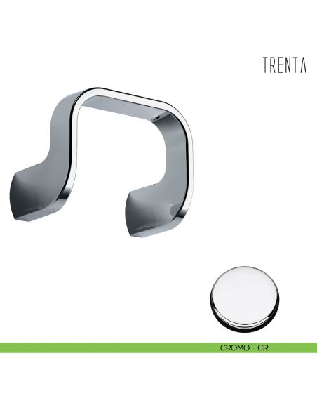 Appenditutto ad anello Colombo Design serie Trenta cromo