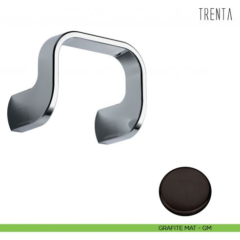 Appenditutto ad anello Colombo Design serie Trenta grafite mat