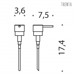 Pompetta per Spandisapone Colombo Design Serie Trenta